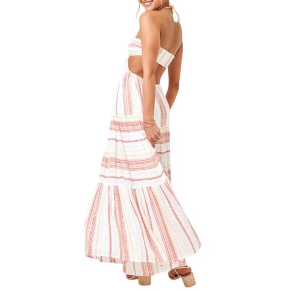 L*Space Siesta Stripe Jenevieve Dress M - Picture 2 of 6